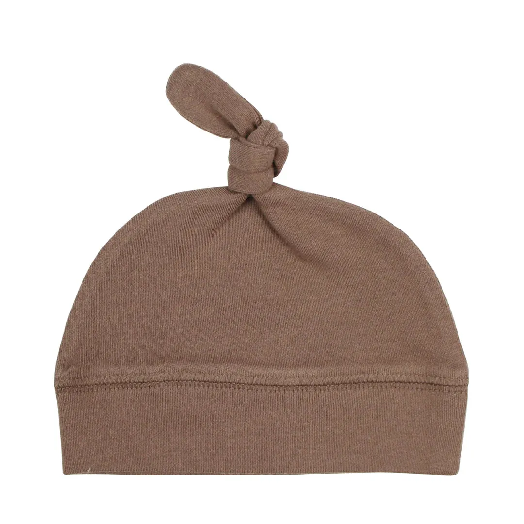 L'ovedbaby Cozy Organic Banded Top-Knot Hat