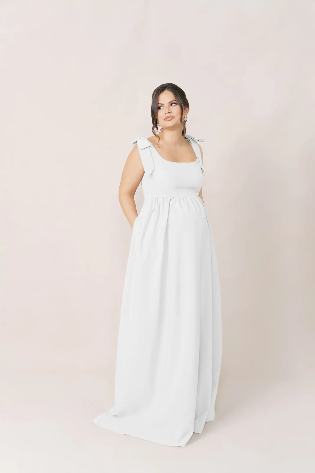 Maternity Bowie Crepe Dress | Made To Order