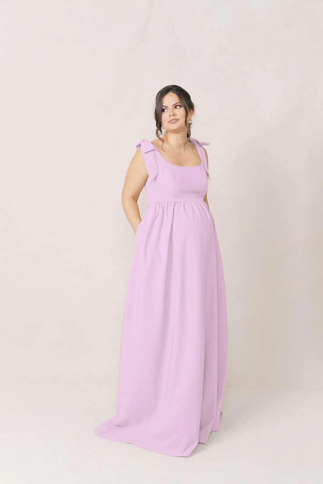 Maternity Bowie Crepe Dress | Made To Order