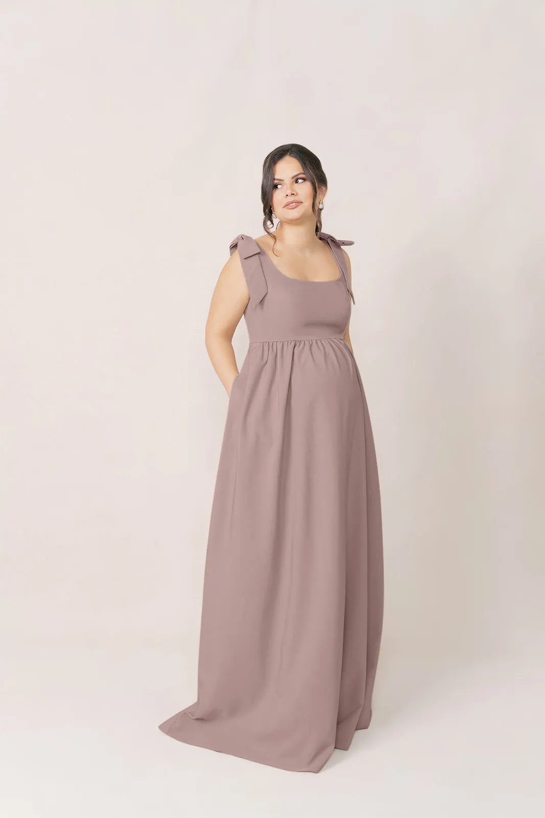 Maternity Bowie Crepe Dress | Made To Order