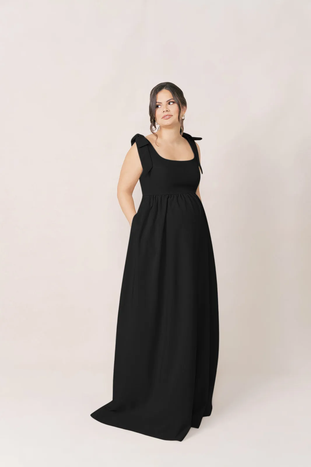 Maternity Bowie Crepe Dress | Made To Order