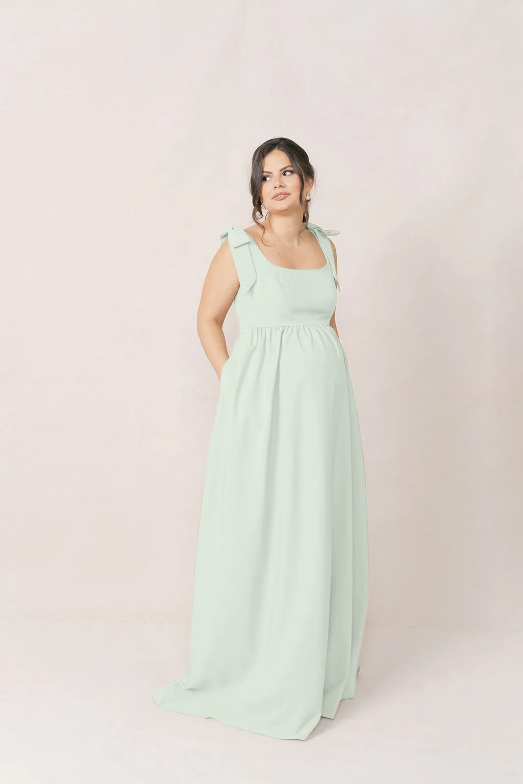 Maternity Bowie Crepe Dress | Made To Order