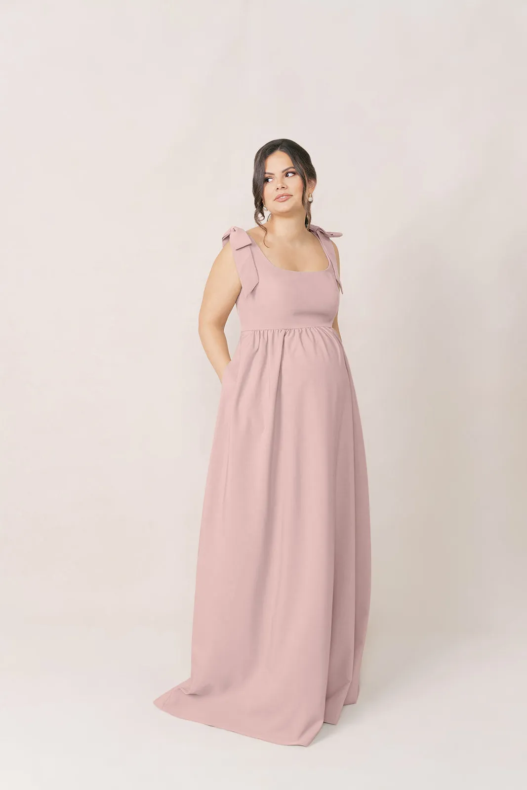 Maternity Bowie Crepe Dress | Made To Order