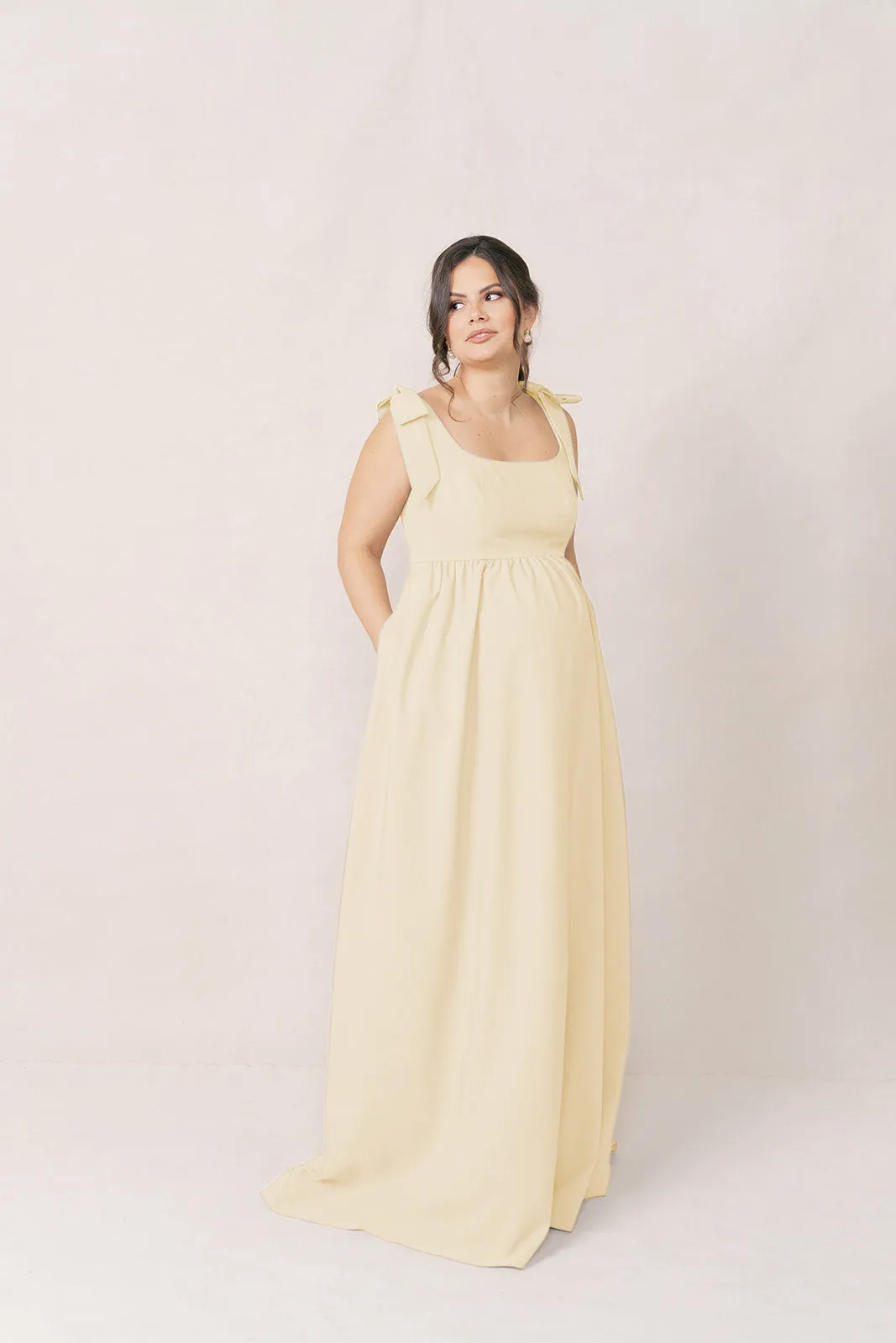 Maternity Bowie Crepe Dress | Made To Order