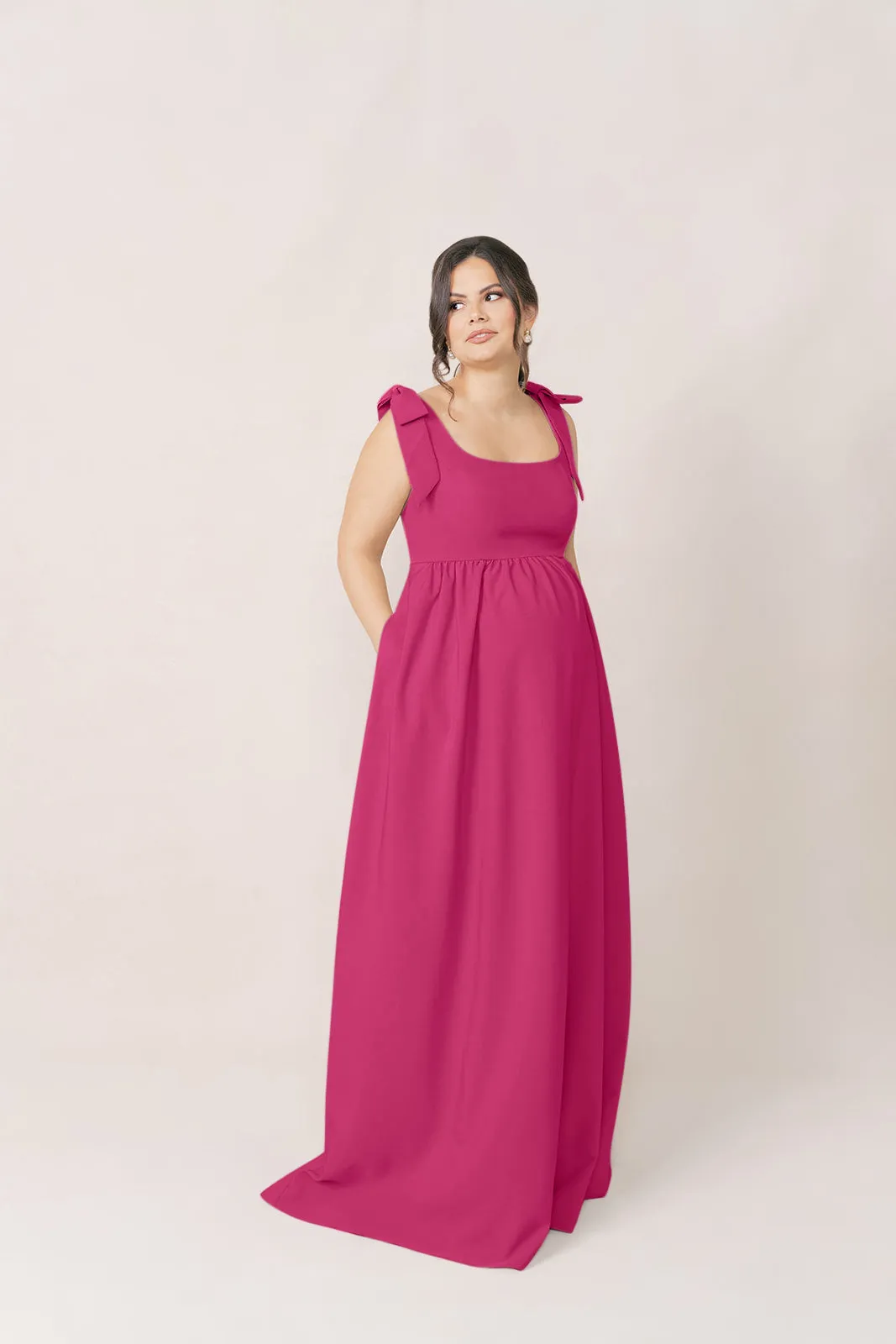 Maternity Bowie Crepe Dress | Made To Order