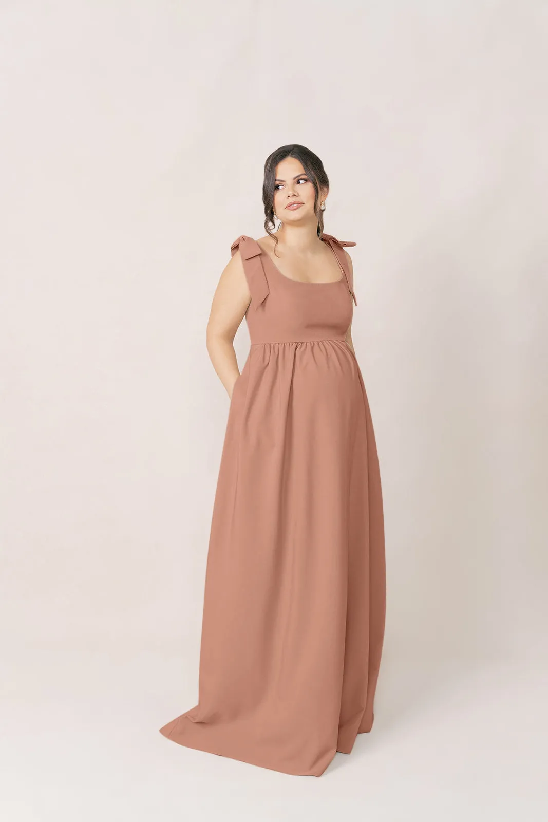 Maternity Bowie Crepe Dress | Made To Order