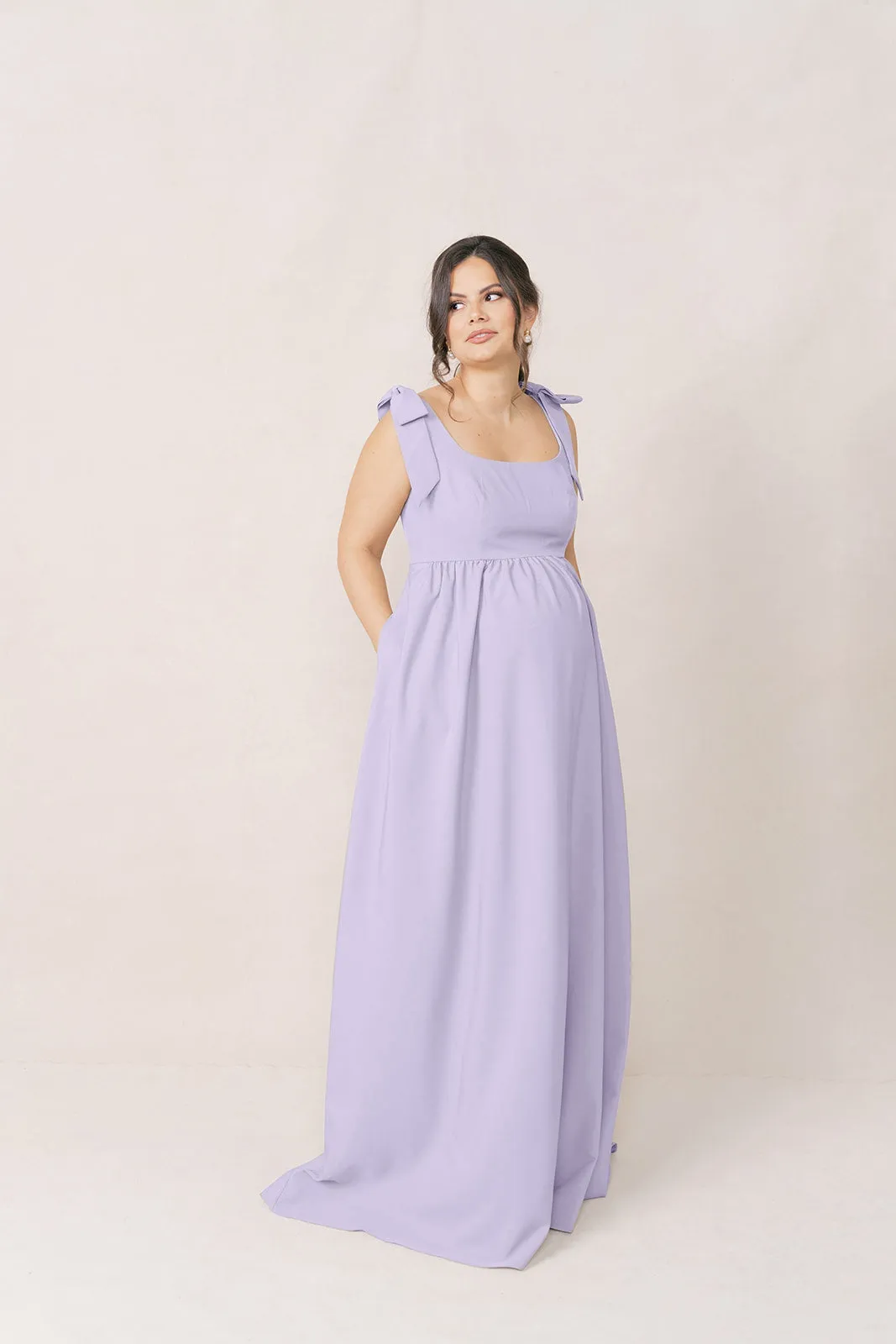 Maternity Bowie Crepe Dress | Made To Order
