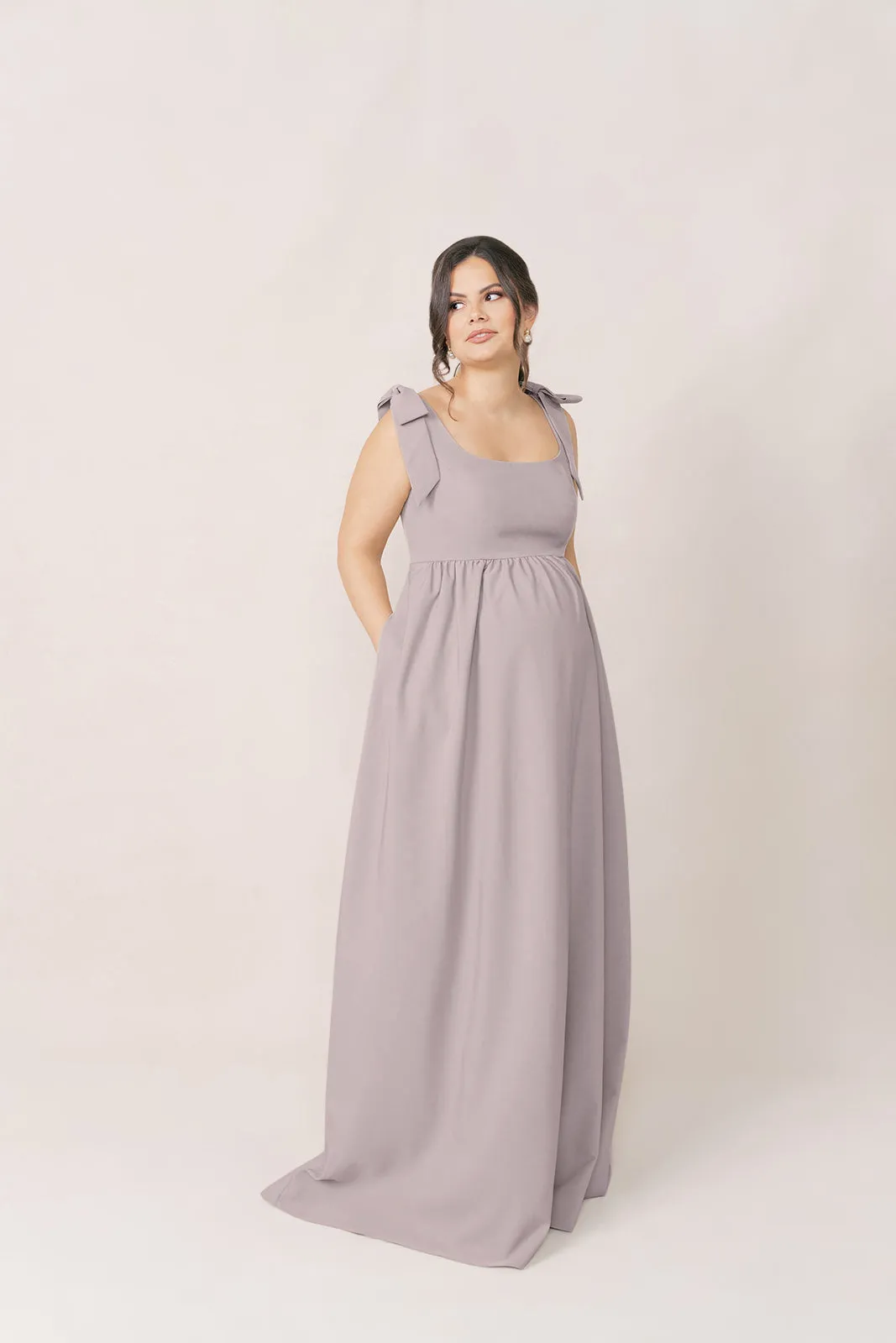 Maternity Bowie Crepe Dress | Made To Order