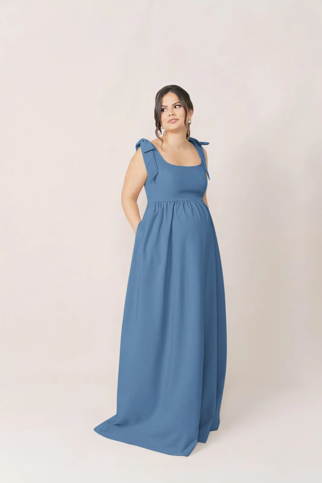 Maternity Bowie Crepe Dress | Made To Order