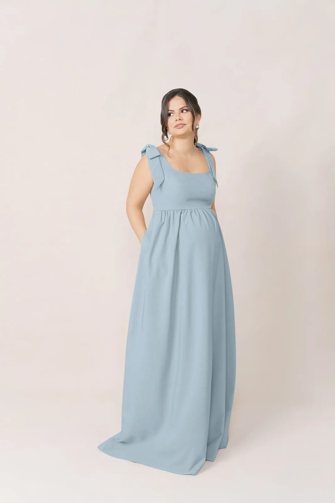 Maternity Bowie Crepe Dress | Made To Order