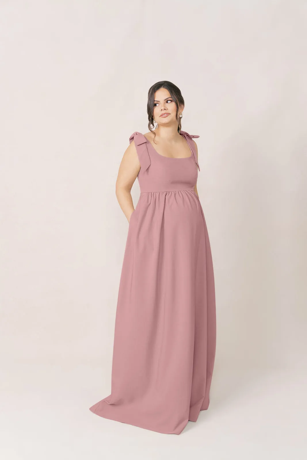 Maternity Bowie Crepe Dress | Made To Order