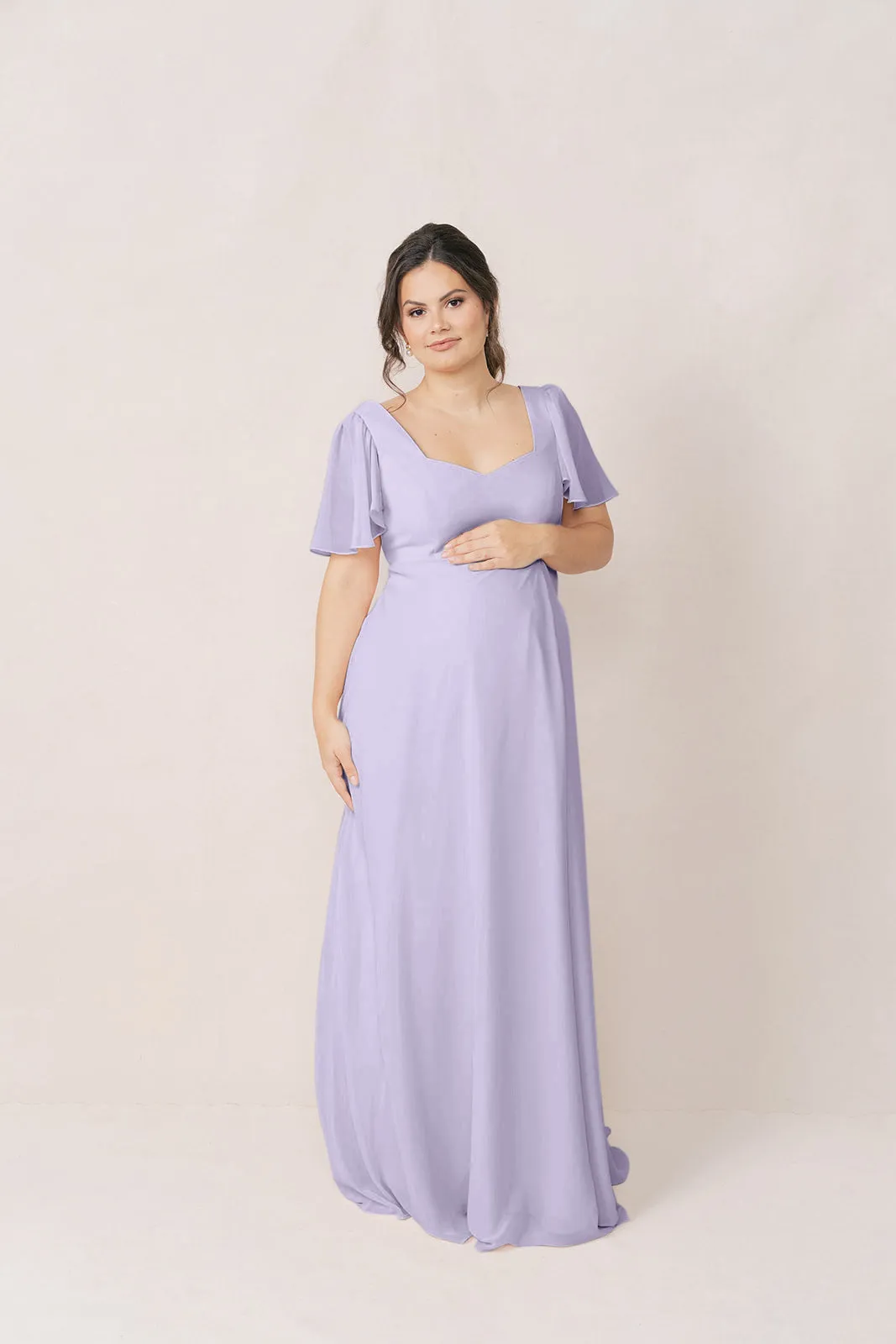 Maternity Madeline Convertible Chiffon Dress | Made To Order