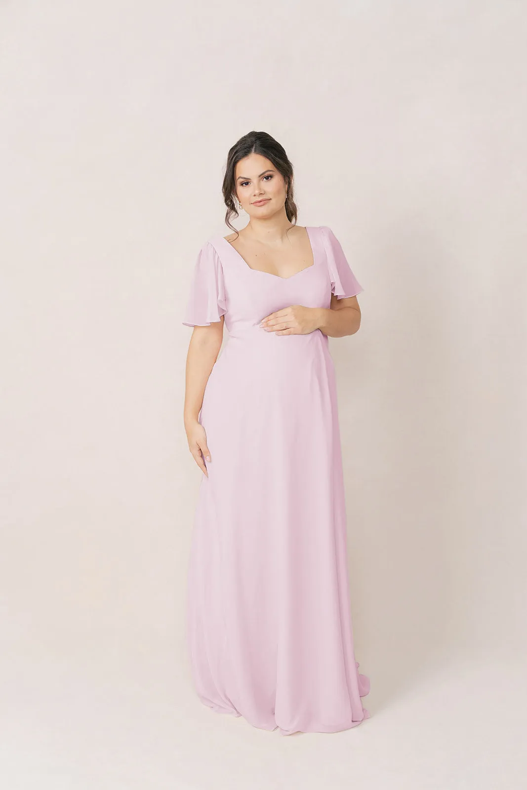 Maternity Madeline Convertible Chiffon Dress | Made To Order