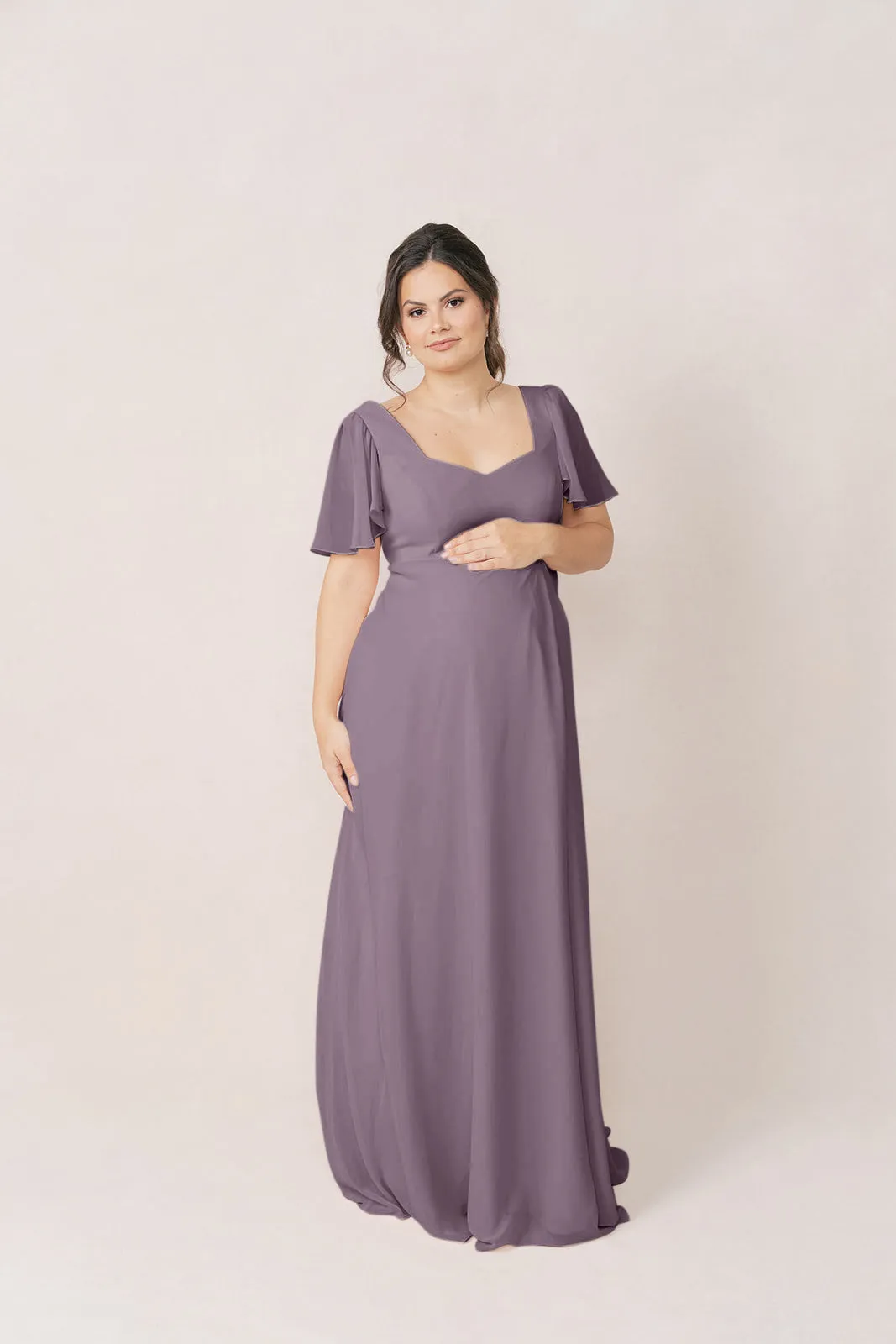 Maternity Madeline Convertible Chiffon Dress | Made To Order