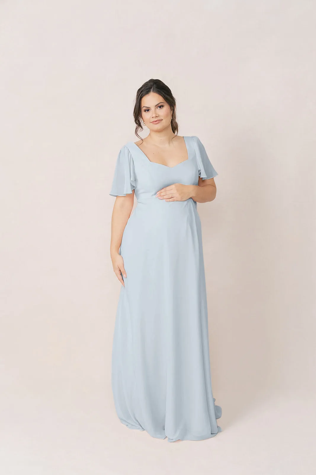 Maternity Madeline Convertible Chiffon Dress | Made To Order
