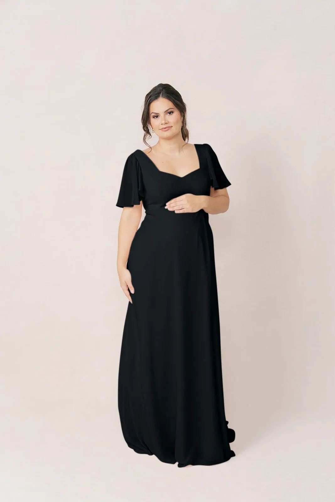 Maternity Madeline Convertible Chiffon Dress | Made To Order