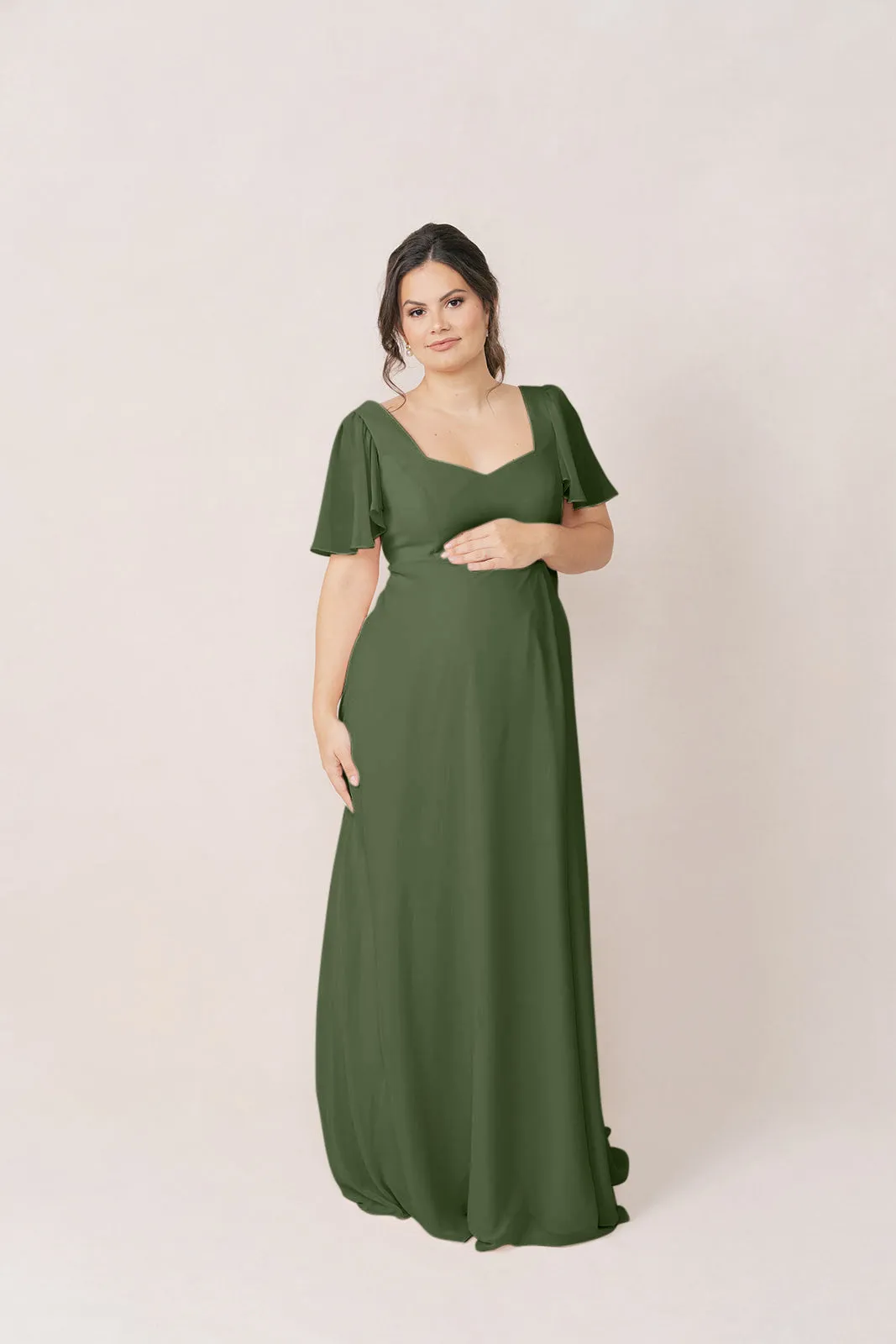 Maternity Madeline Convertible Chiffon Dress | Made To Order