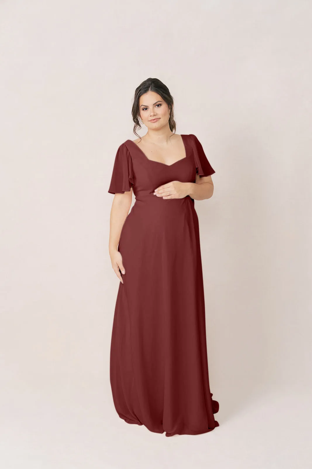 Maternity Madeline Convertible Chiffon Dress | Made To Order