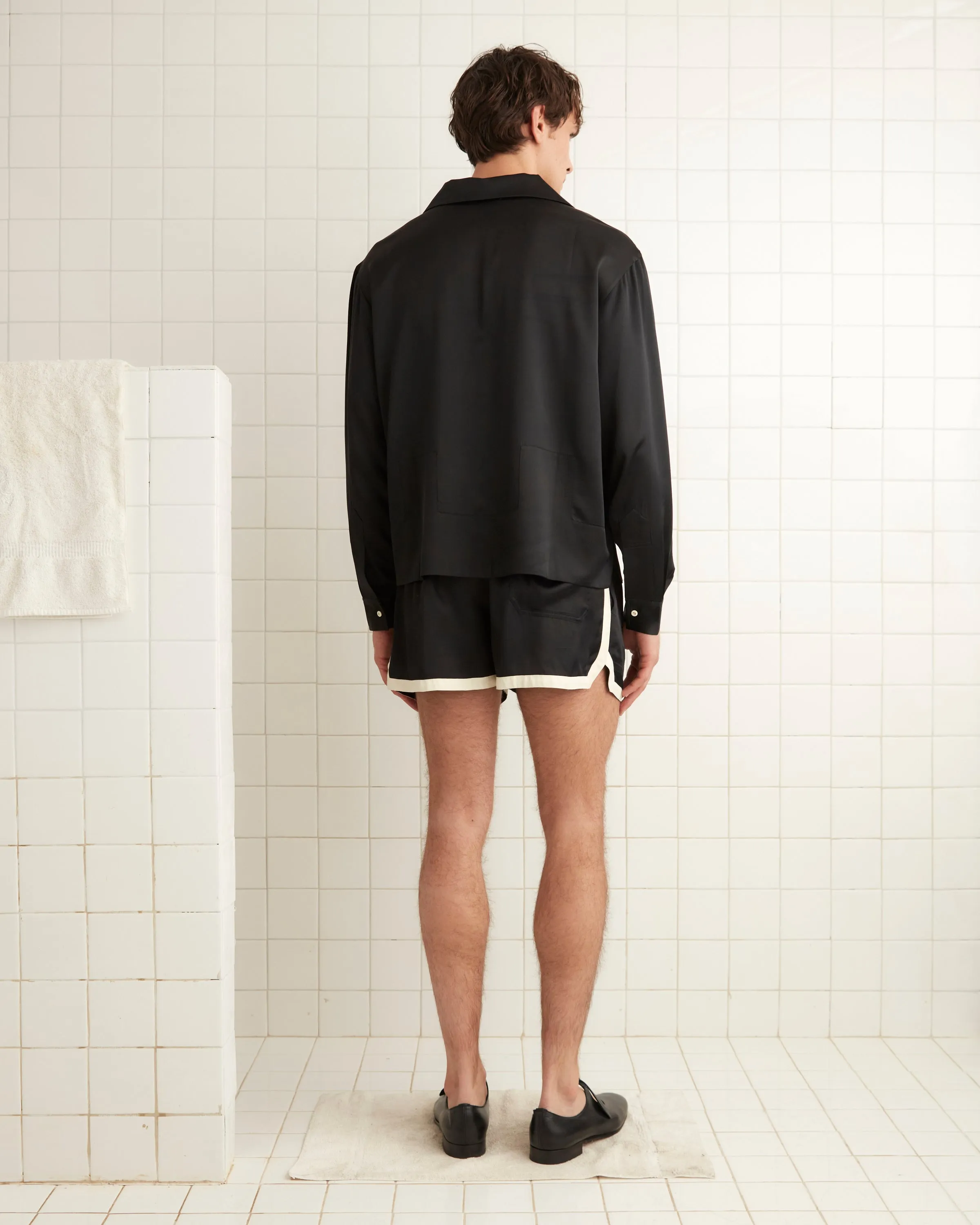 Maze Long Sleeve Shirt - Black