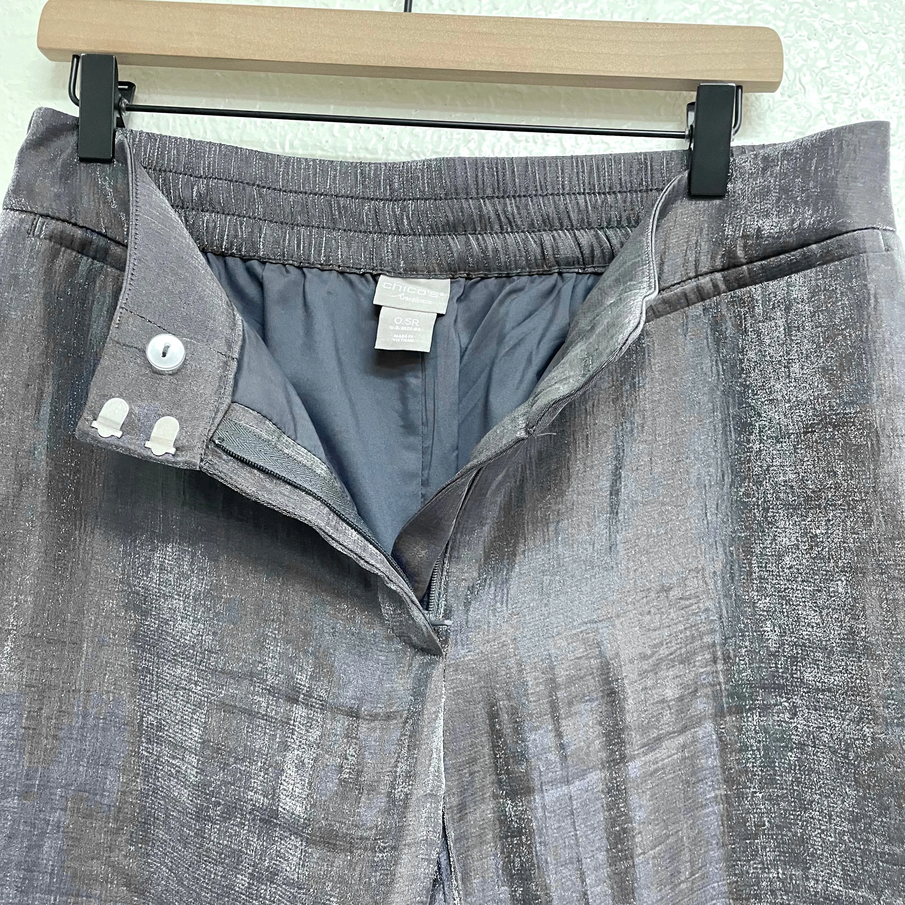Metallic Dress Pants