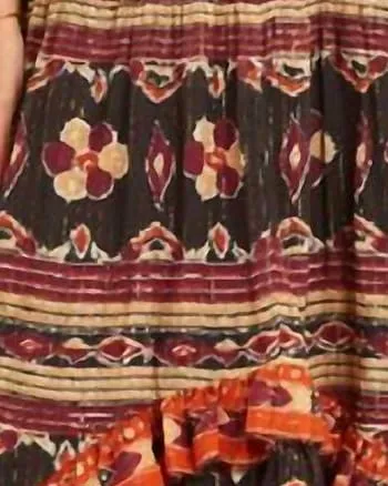 Mia Midi Skirt in Veronique Black | Veronique Black