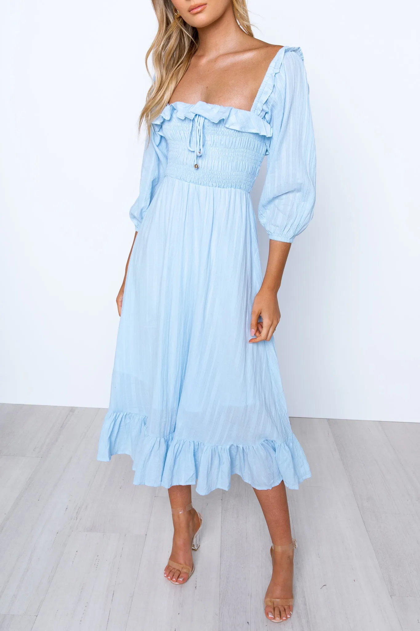 Mikhail Dress - Blue