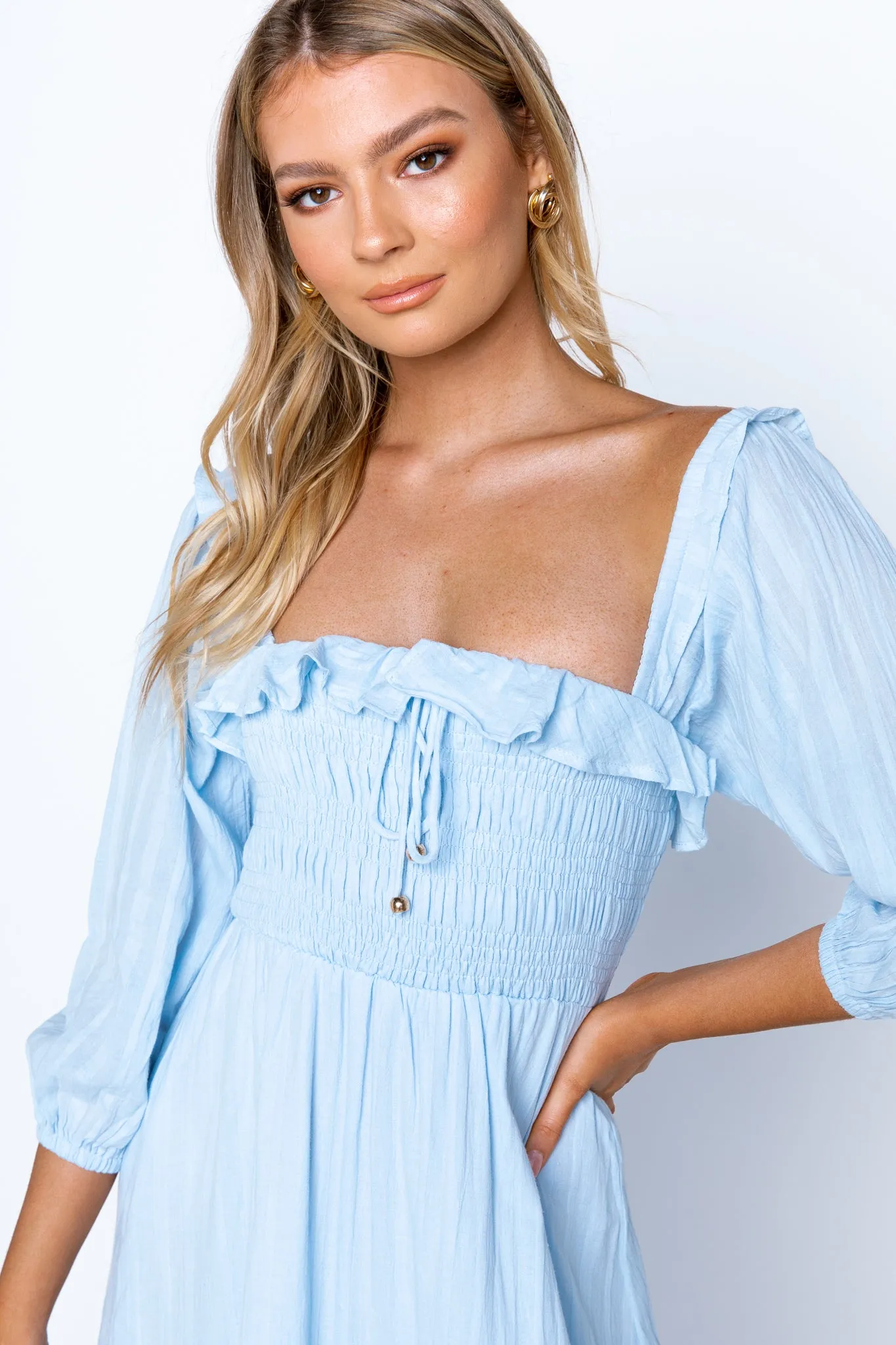 Mikhail Dress - Blue