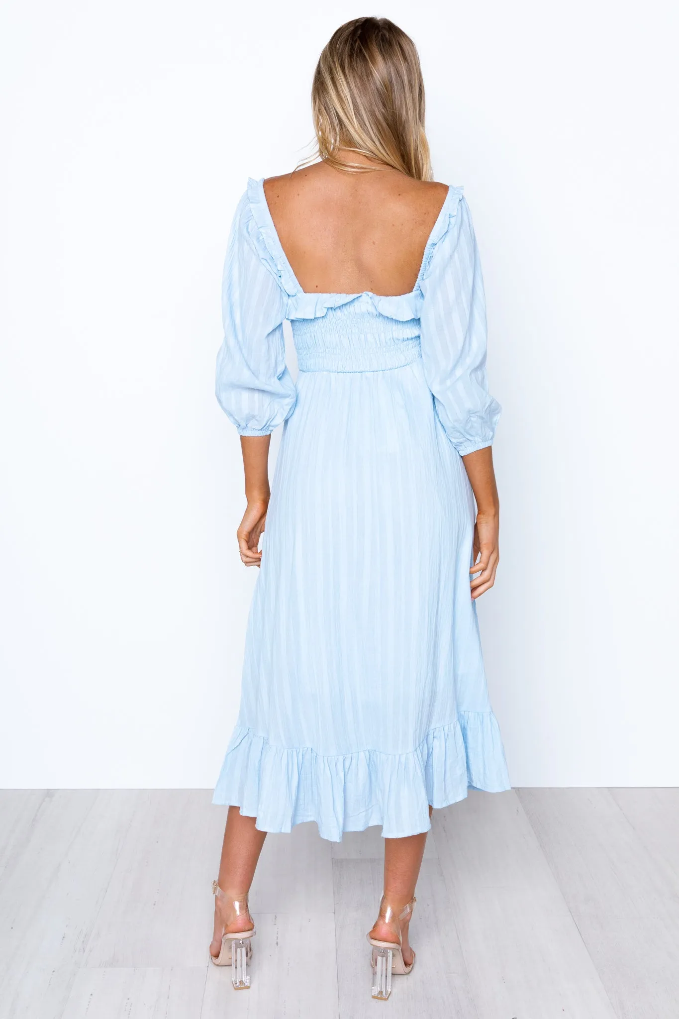 Mikhail Dress - Blue