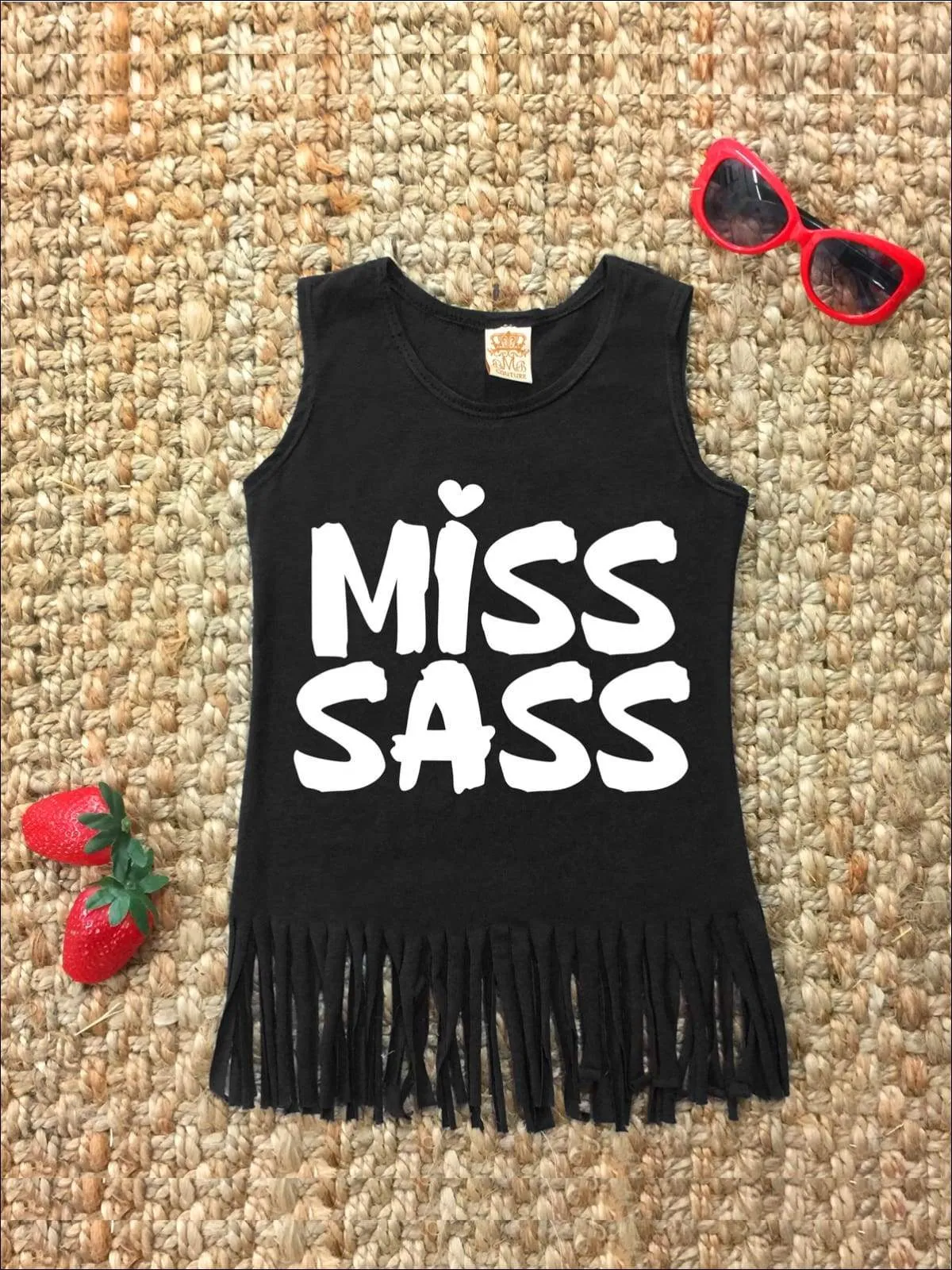 Miss Sass Fringe Tank Top