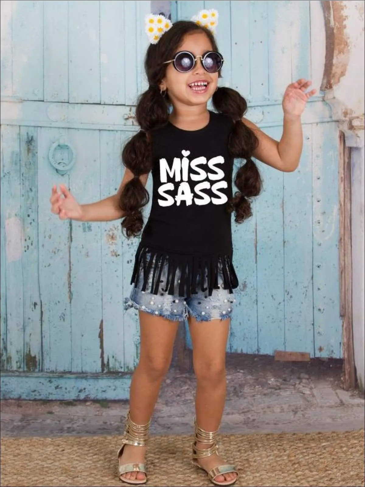 Miss Sass Fringe Tank Top