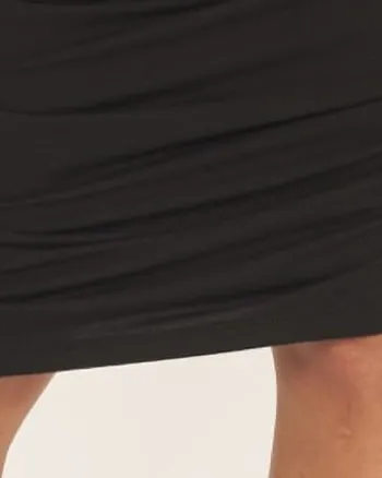Naya Ruched Skirt in Black | Black