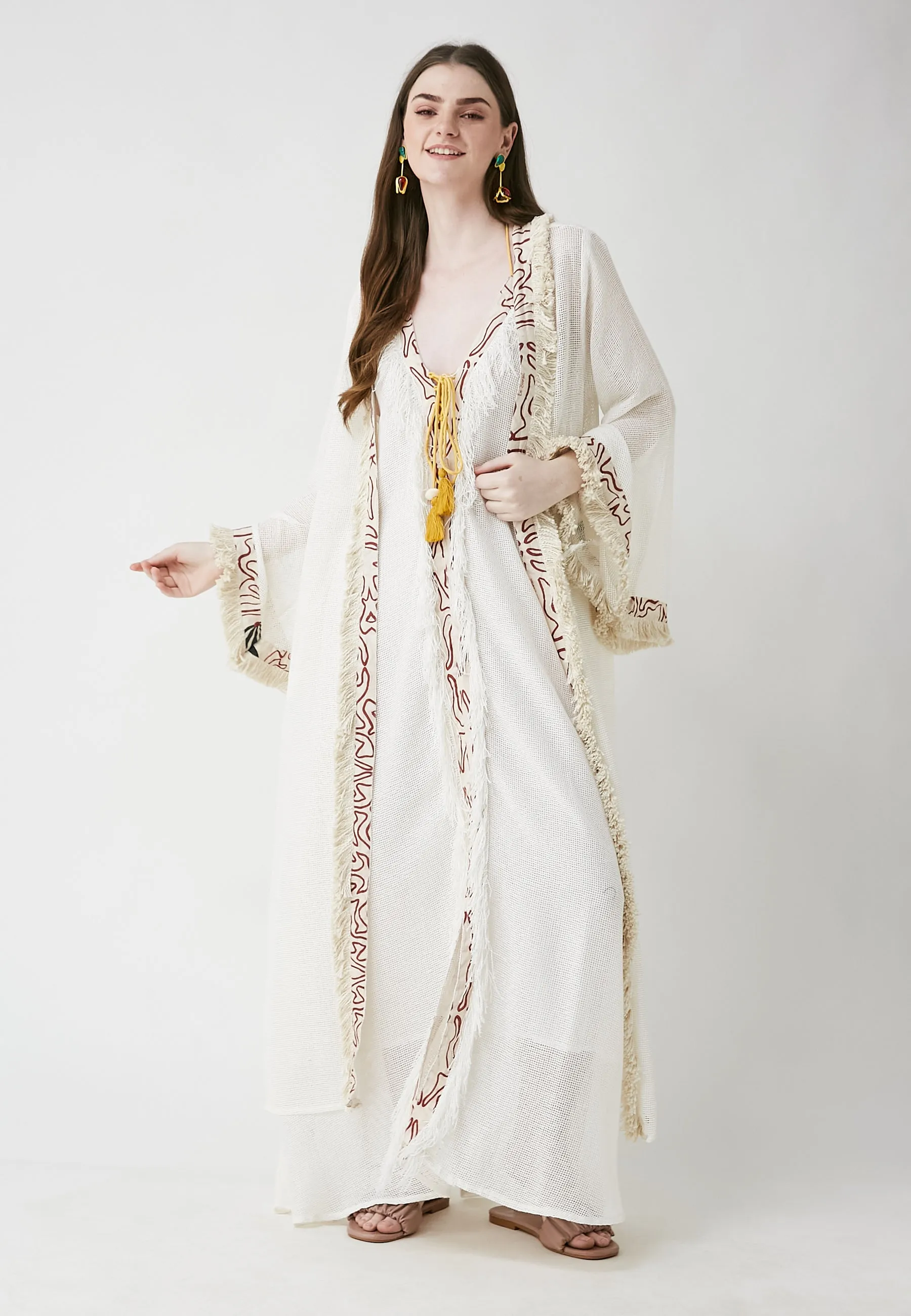 Nova White Kimono