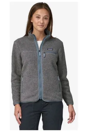 Patagonia Womens's Retro Pile Jacket Salt Grey Light Plume Grey