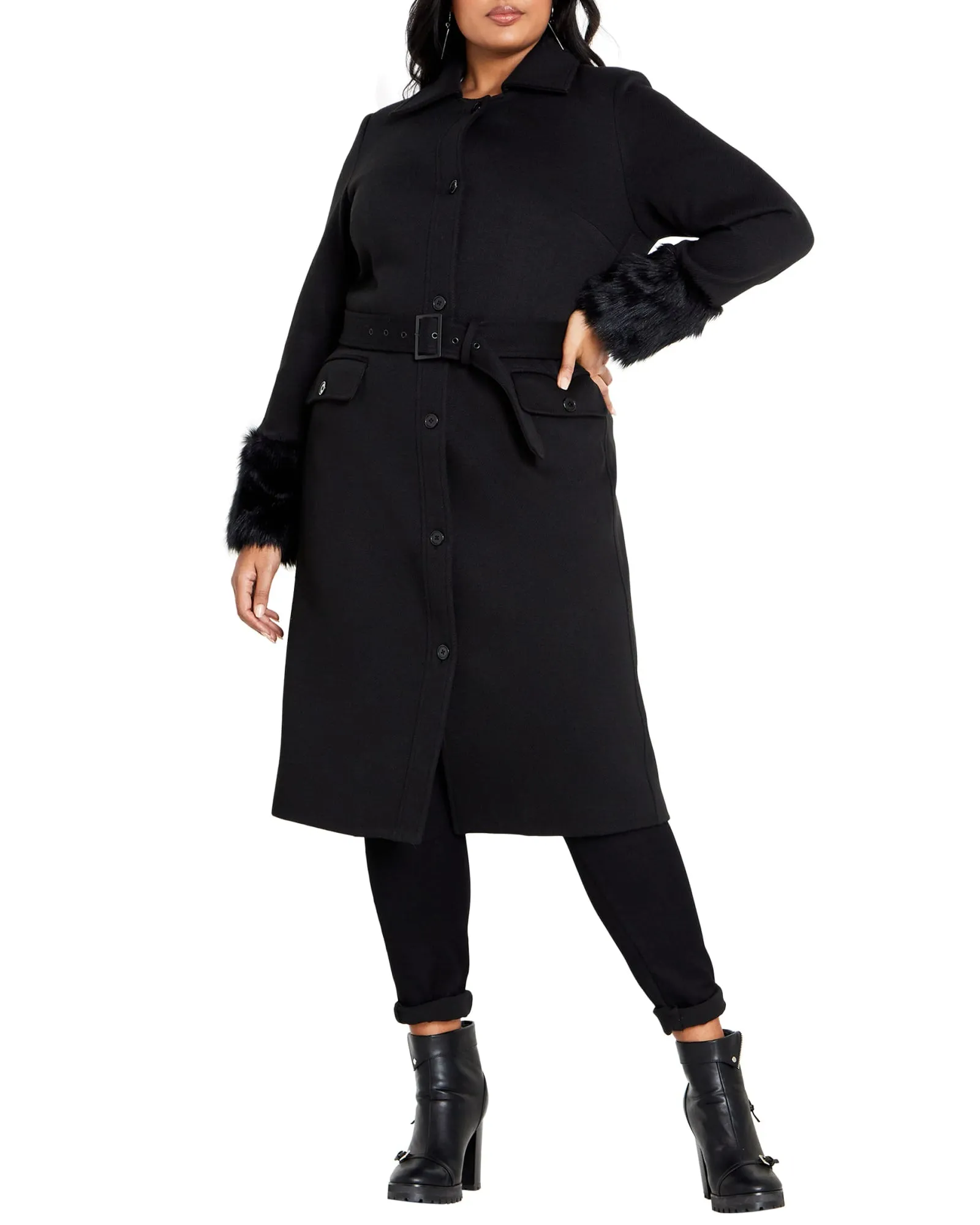 Penelope Coat | Black