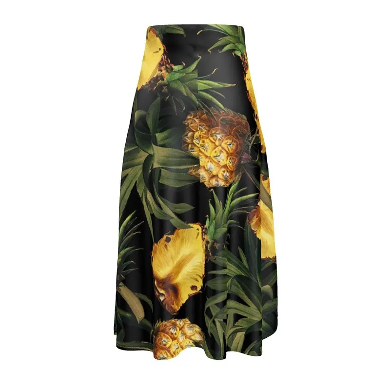 Pineapple Paradise Midi Skirt