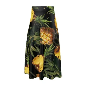Pineapple Paradise Midi Skirt