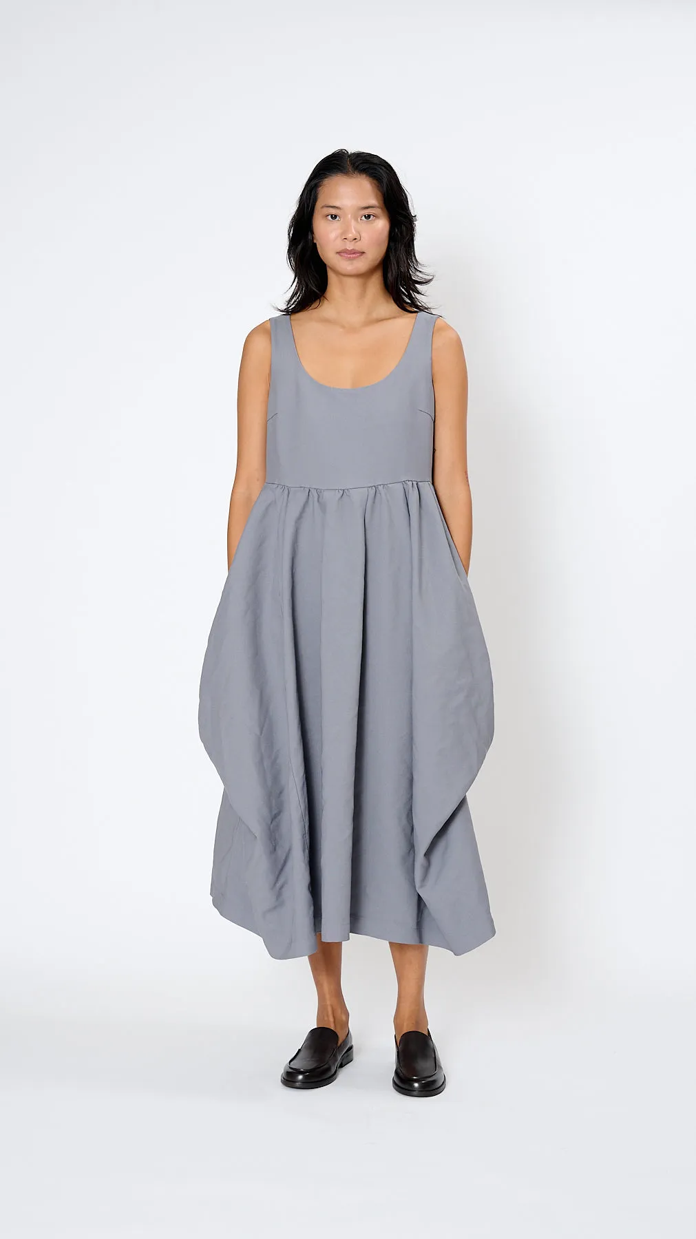 Pocket Dress in Grey