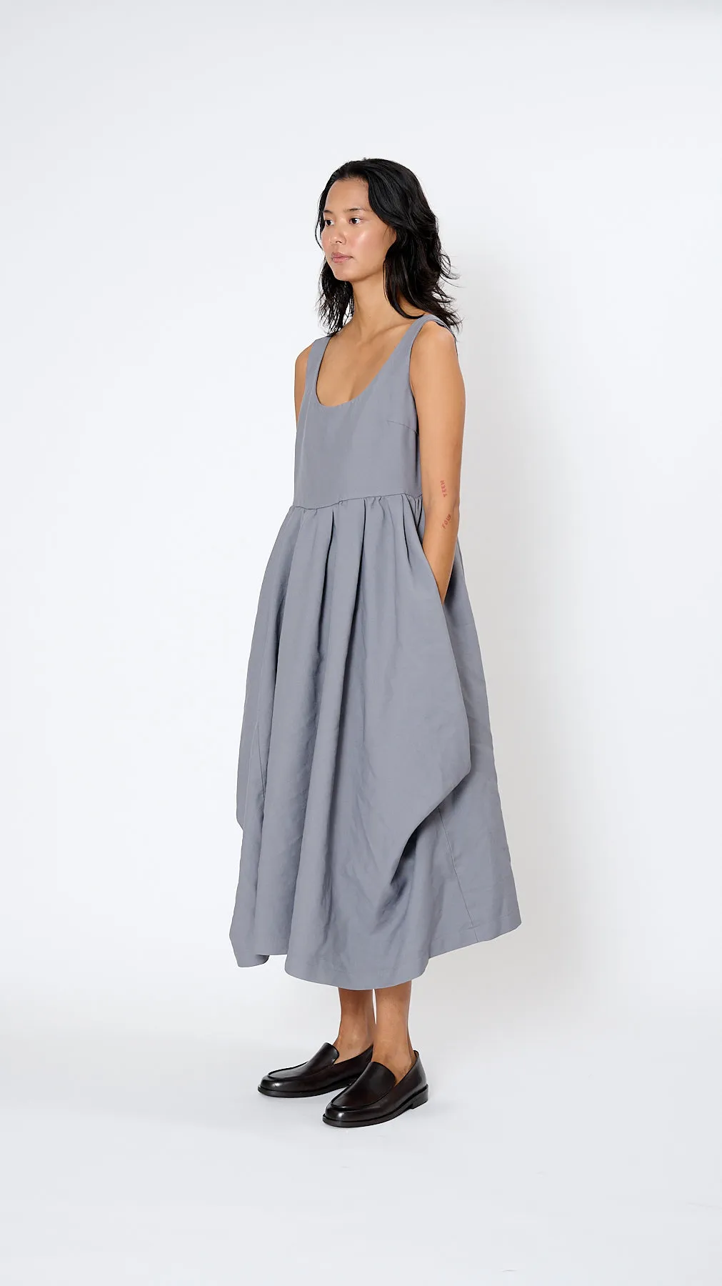 Pocket Dress in Grey