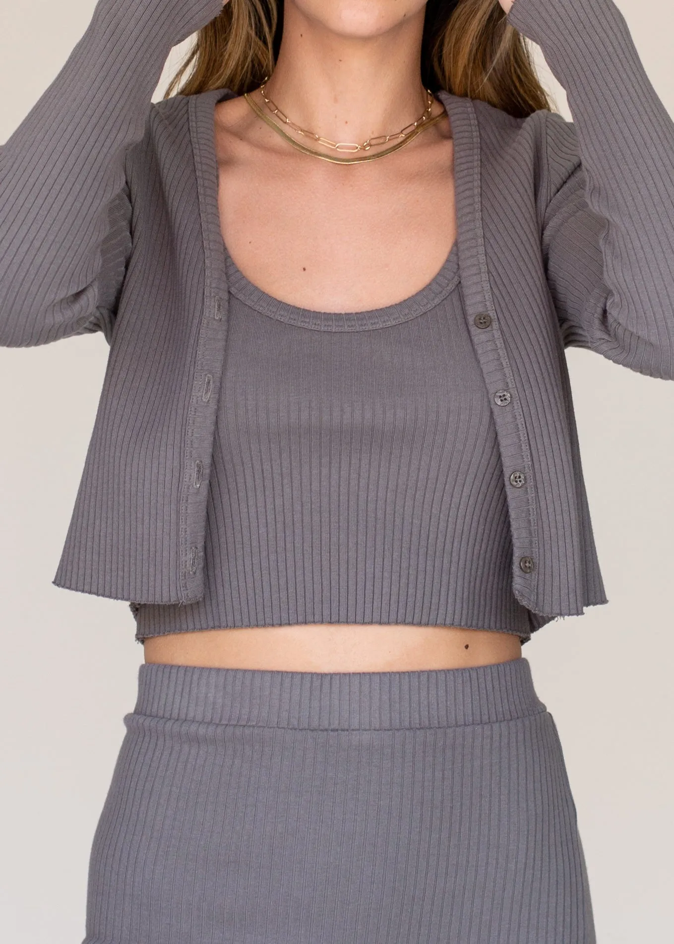 Ribbed Cardigan
