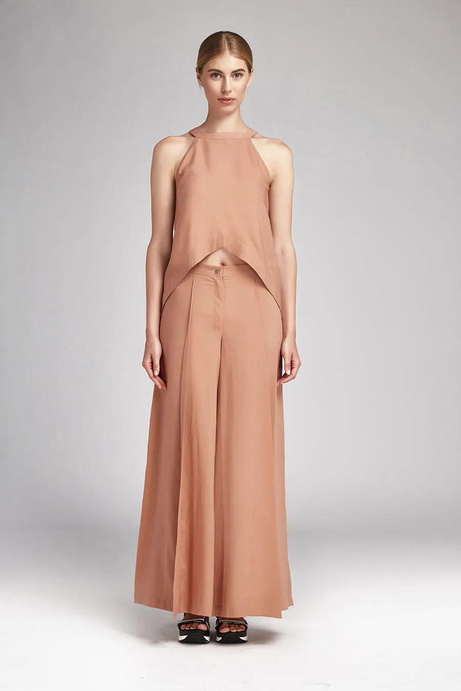 Satin Midi Skirt