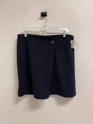 Skirt Midi By Loft In Navy, Size: 12p