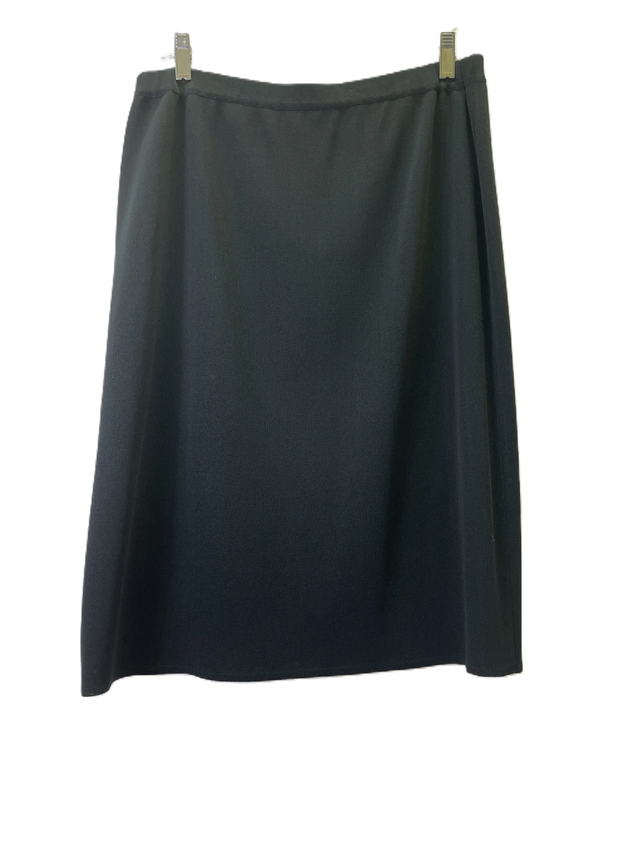 Skirt Midi By Ming Wang In Black, Size: L