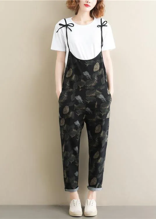 Summer large size loose thin strap pants knit casual pants long pants