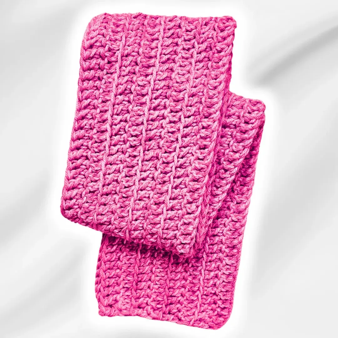 Super Easy Crochet Scarf Pattern for Beginners