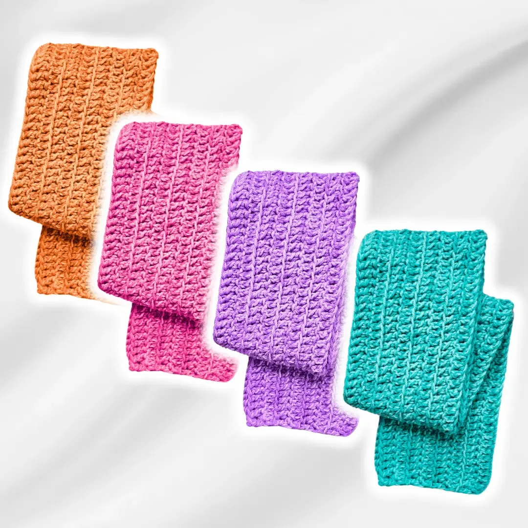 Super Easy Crochet Scarf Pattern for Beginners