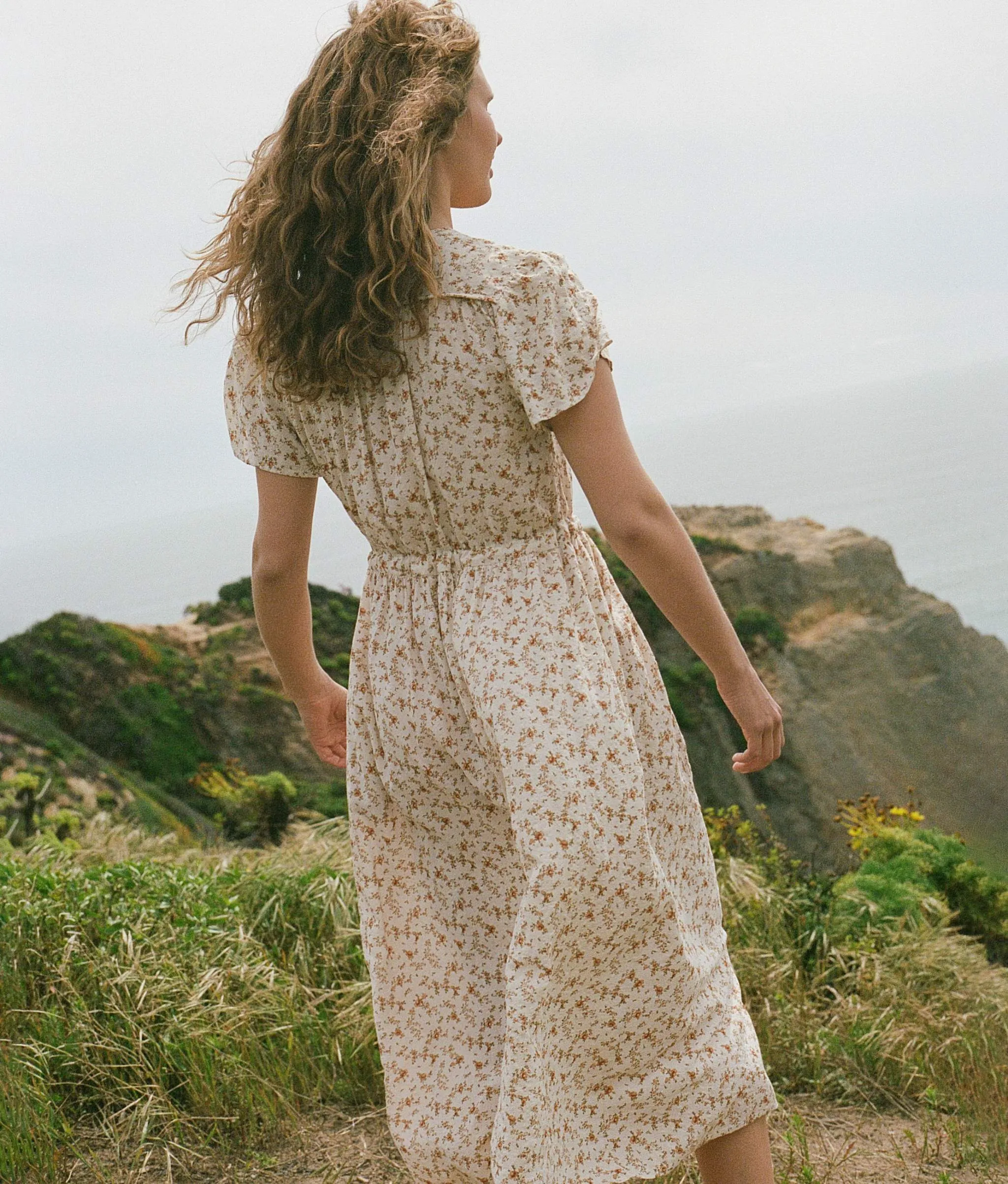 The Dawn Dress | Caramel Floral
