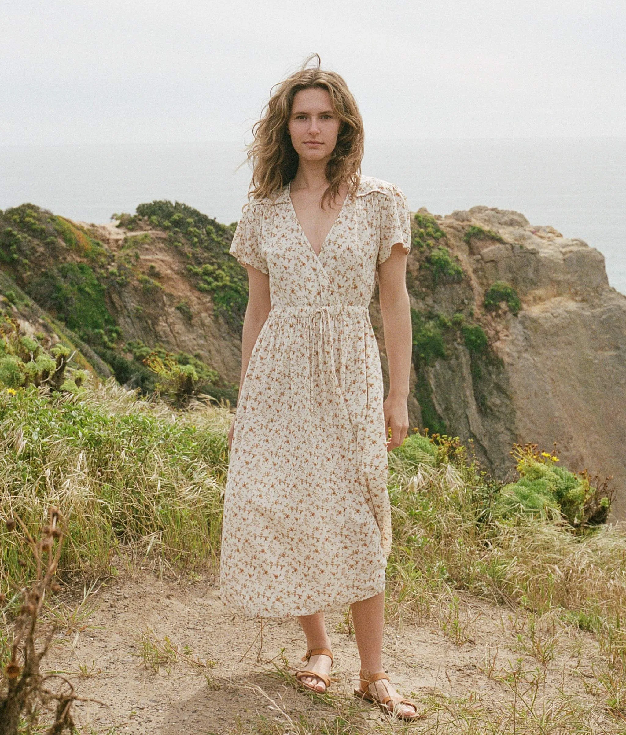 The Dawn Dress | Caramel Floral