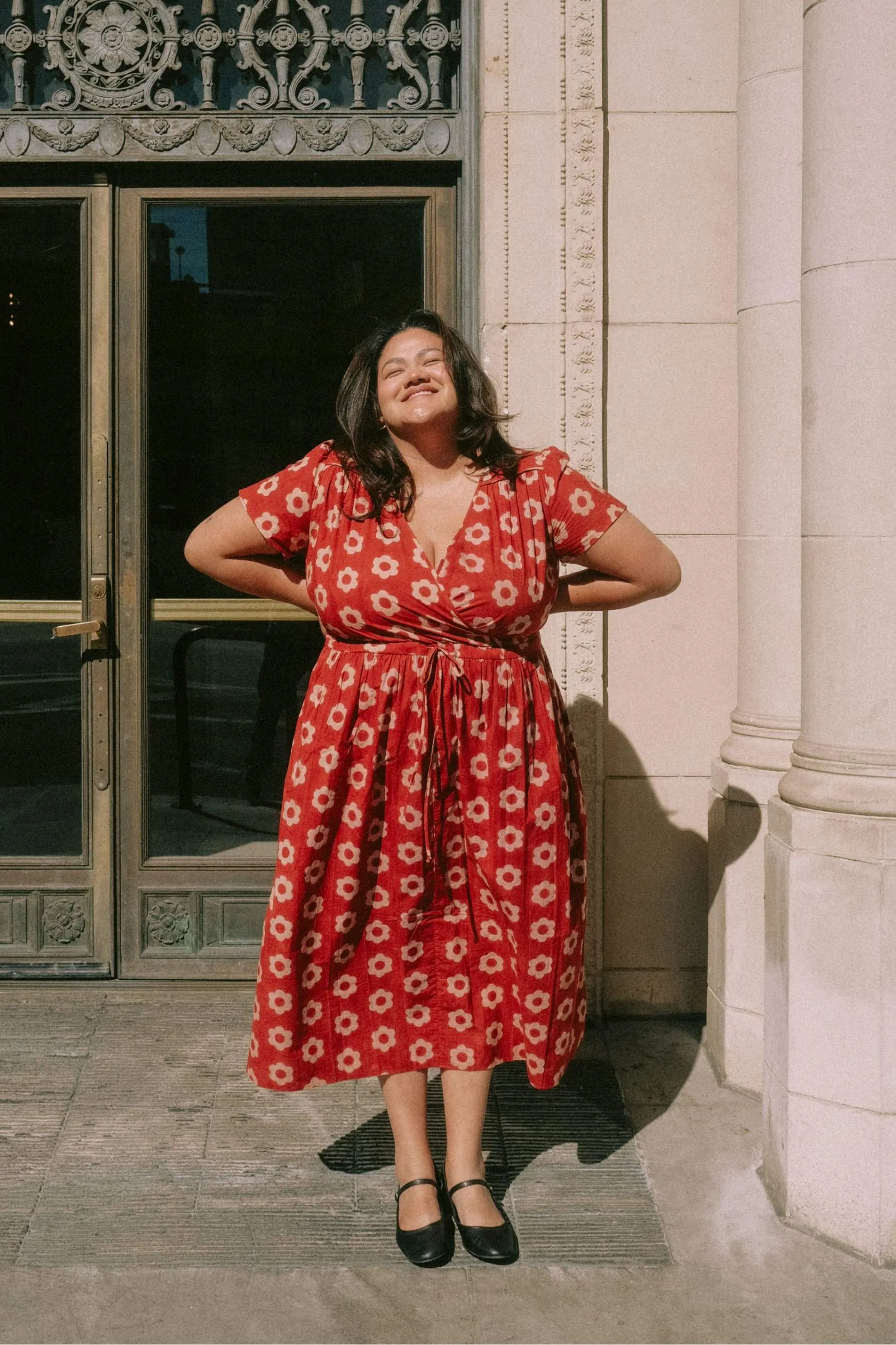 The Dawn Dress Extended | Crimson Daisy