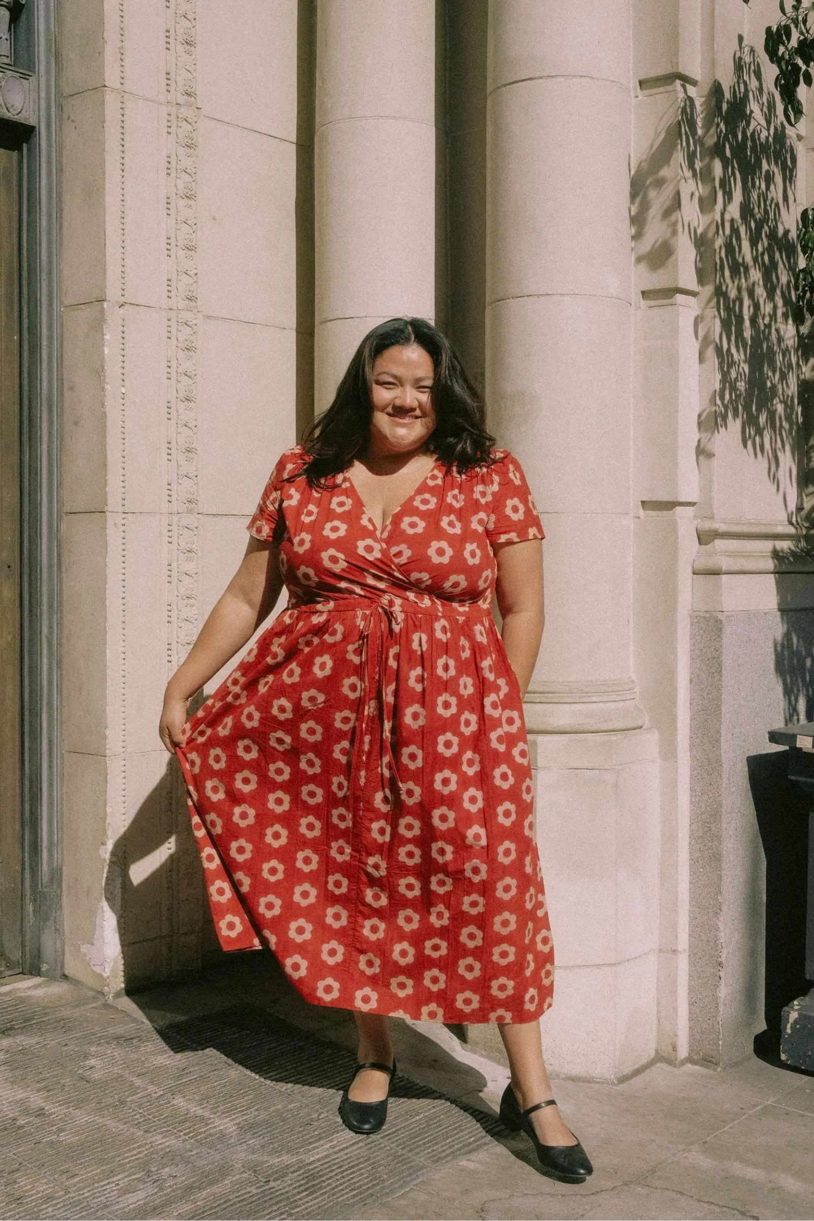 The Dawn Dress Extended | Crimson Daisy