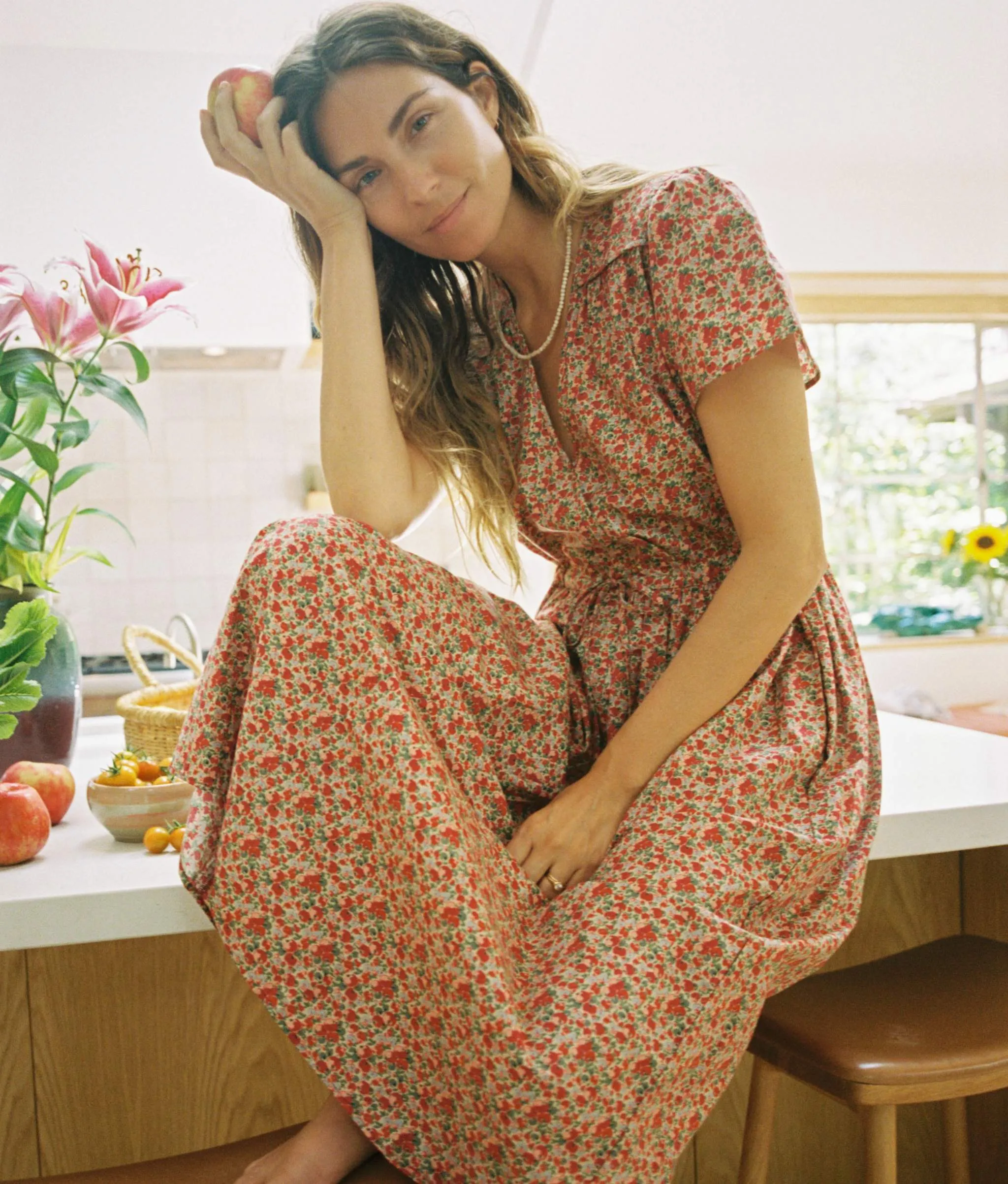 The Dawn Dress Petites | Apple Harvest